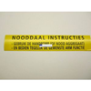 Sticker 8 Nooddaal instructie