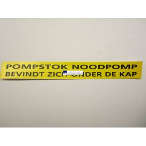 Sticker Pompstok